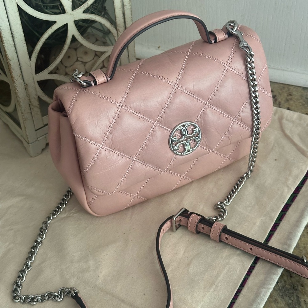 New Tory Burch Willa top handle crossbody - Picture 2 of 10